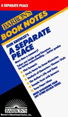 John Knowles's a Separate Peace 0812034414 Book Cover