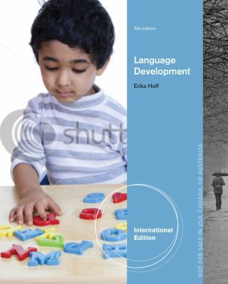 Language Development. by Erika Hoff 1133958354 Book Cover