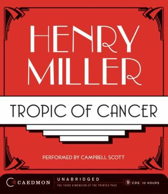 Tropic of Cancer 0061477893 Book Cover