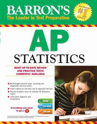 Barron's AP Statistics [With CDROM] 1438075170 Book Cover
