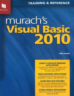 Murach's Visual Basic 2010: Training & Reference 1890774588 Book Cover