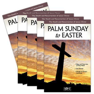 Palm Sunday To Easter - Package Of 5 Pamphlets 1596367415 Book Cover