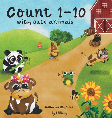 Count 1-10 with cute animals 8409488175 Book Cover