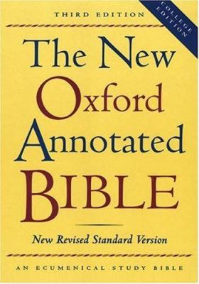 The New Oxford Annotated Bible, New Revised Sta... 0195284836 Book Cover