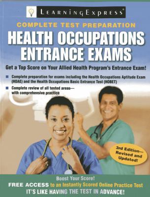 Health Occupations Entrance Exams 1576859223 Book Cover