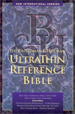 Niv Ultrathin Reference Bible (International Ve... 0879819499 Book Cover