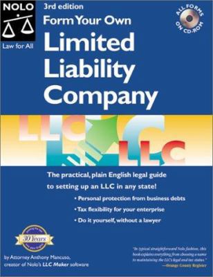 Form Your Own Limited Liability Company "With C... 0873377974 Book Cover