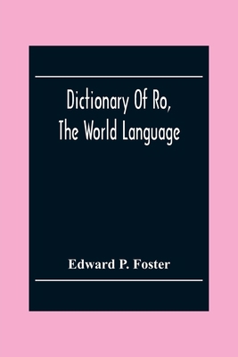 Dictionary Of Ro, The World Language 9354302467 Book Cover