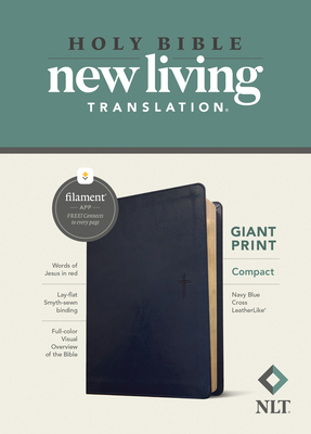 NLT Compact Giant Print Bible, Filament Enabled... 1496460642 Book Cover