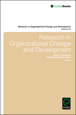 Research in Organizational Change and Development 1786353601 Book Cover