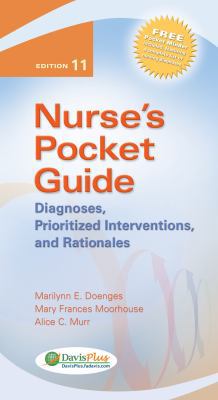 Nurse's Pocket Guide: Diagnoses, Prioritized In... 0803618573 Book Cover