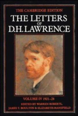The Letters of D. H. Lawrence: Volume 4, June 1... 0521231132 Book Cover