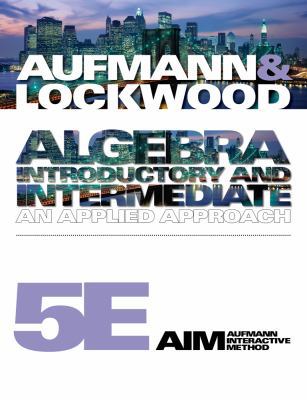 Algebra; introductory and intermediate; an appl... B01GXVFULI Book Cover