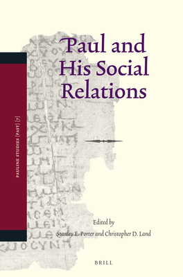 Paul and His Social Relations 9004242112 Book Cover