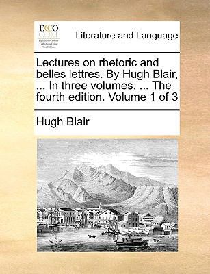 Lectures on Rhetoric and Belles Lettres. by Hug... 1140977237 Book Cover