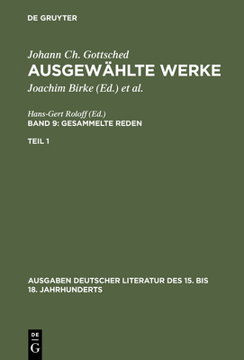 Ausgewählte Werke, Bd 9/Tl 1, Ausgaben deutsche... [German] 3110070391 Book Cover