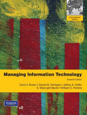 Managing Information Technology 0132737531 Book Cover