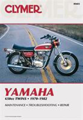 Clymer Yamaha 650cc Twins 1970-1982: Maintenanc... 0892872330 Book Cover