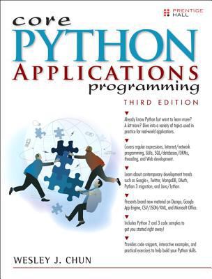 Core Python Applications Programming (Core Series) 0132678209 Book Cover