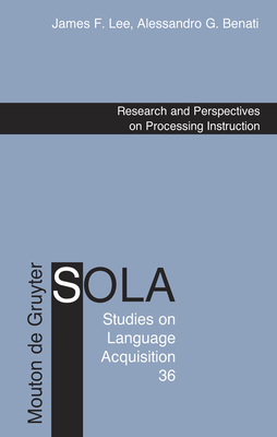 Research and Perspectives on Processing Instruc... 3110215322 Book Cover