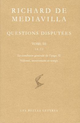 Richard de Mediavilla, Questions Disputees. Tom... [French] 2251610065 Book Cover