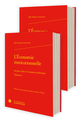 L'Economie Institutionnelle: Sa Place Dans l'Ec... [French] 2406152189 Book Cover