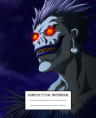 Composition Notebook: Death Note Soft Glossy Cover Wide Ruled Lined Pages Book 7.5 x 9.25 Inches 110 Pages