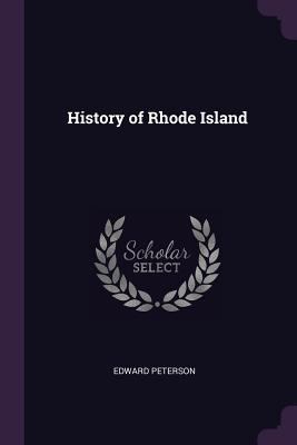 History of Rhode Island 1377413888 Book Cover