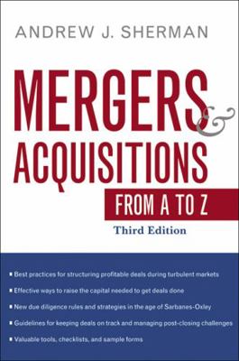 Mergers and Acquisitions from A to Z 0814413838 Book Cover