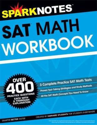 SAT Math Workbook (Sparknotes Test Prep) 1586639560 Book Cover