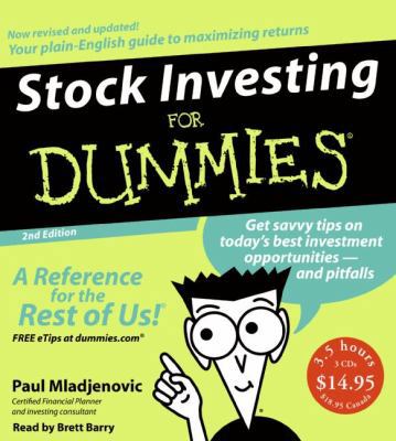 Stock Investing for Dummies 0061175846 Book Cover