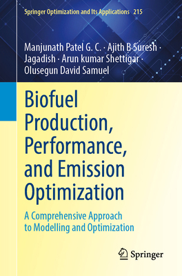Biofuel Production, Performance, and Emission O... 3031848055 Book Cover