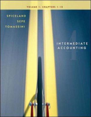 Intermediate Accounting, Volume I (ch 1-12) 0073214000 Book Cover