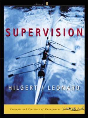 Supervision: Concepts and Practices of Manageme... 0324013892 Book Cover