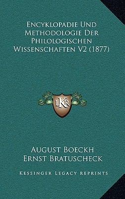 Encyklopadie Und Methodologie Der Philologische... [German] 1167931793 Book Cover