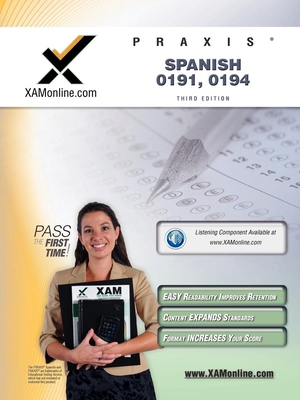 Praxis Spanish 0191, 0194 Teacher Certification... 160787086X Book Cover