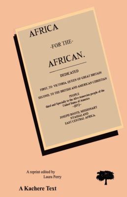 Africa for the African. Second Edition 9990887233 Book Cover