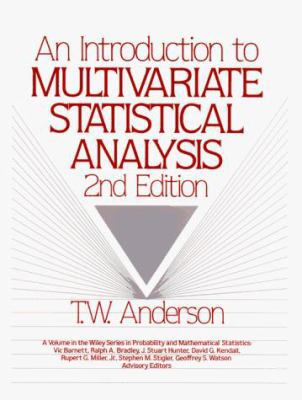 An Introduction to Multivariate Statistical Ana... 0471889873 Book Cover