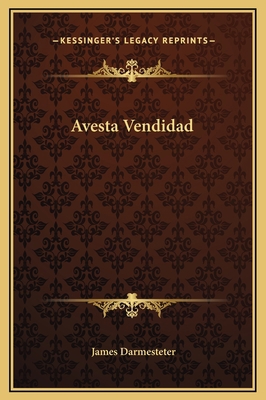 Avesta Vendidad 1169268706 Book Cover