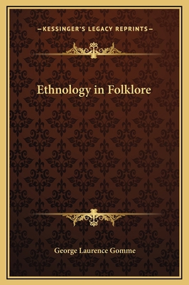 Ethnology in Folklore 116929006X Book Cover