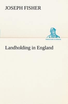 Landholding in England 3849149307 Book Cover