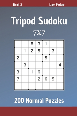 Tripod Sudoku - 200 Normal Puzzles 7x7 Book 2 B0892HRS44 Book Cover