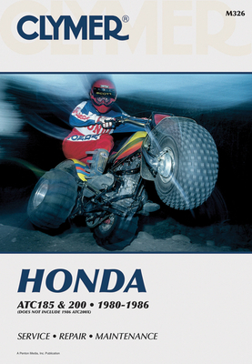 Clymer Honda Atc 185 & 200, 1980-1986: Service,... 0892873450 Book Cover