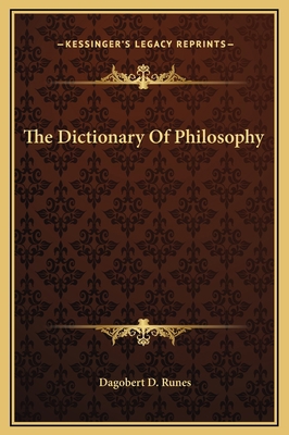 The Dictionary Of Philosophy 1169328873 Book Cover