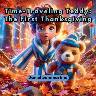 Time-Traveling Teddy: The First Thanksgiving B0DJPL5YM1 Book Cover