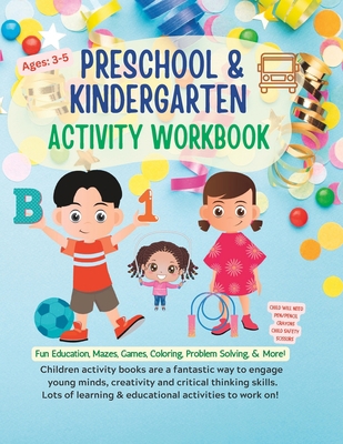 Preschool Kindergarten Activity Book B0C9S5HL6L Book Cover