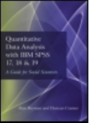 Quantitative Data Analysis with IBM SPSS 17, 18... 041557918X Book Cover