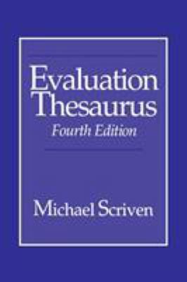 Evaluation Thesaurus 0803943644 Book Cover