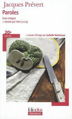 Paroles [French] 2070316971 Book Cover