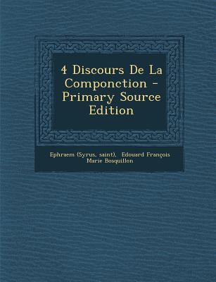 4 Discours De La Componction [French] 129305609X Book Cover